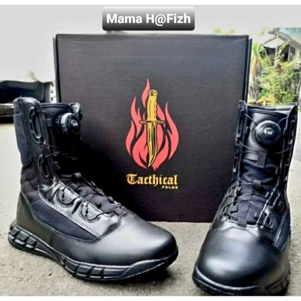 SEPATU PDL TACTICAL EXTRACK KULIT ASLI TNI POLRI ORIGINAL