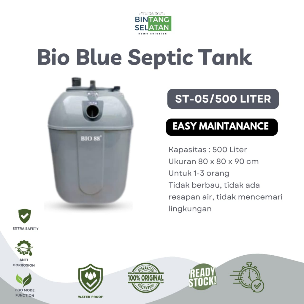 Septictank Bio 88 Tidak Berbau Tidak Berbau Tidak Mencemari Lingkungan