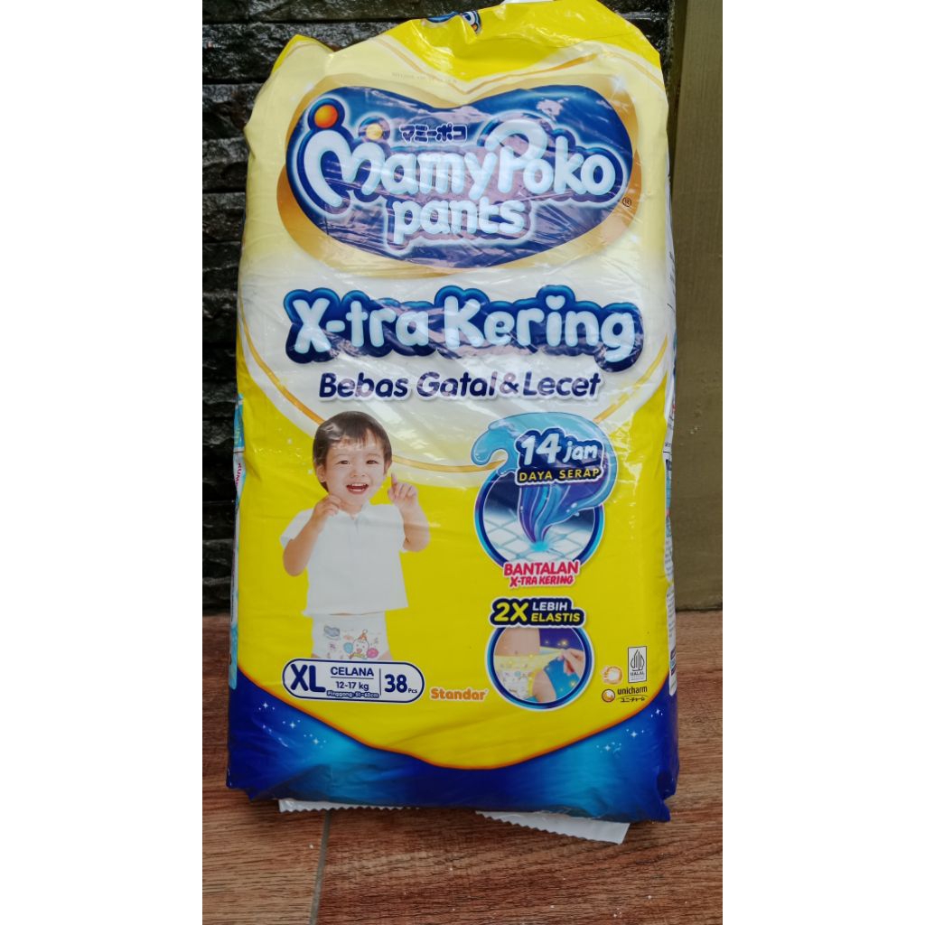 pampers mamypoko size Xl 38