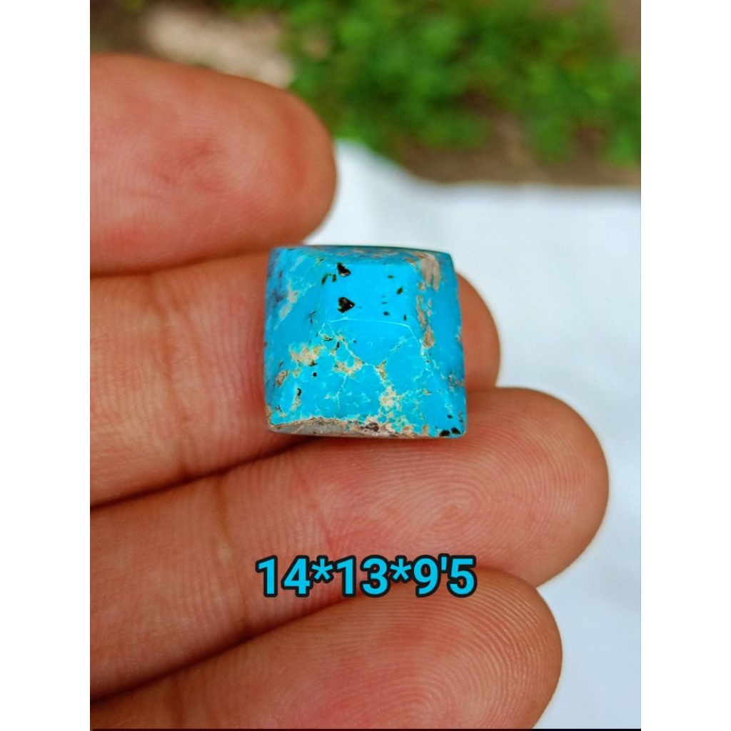 BATU PIRUS PERSIA BLUE FANCY URAT EMAS HIGH QUALITY