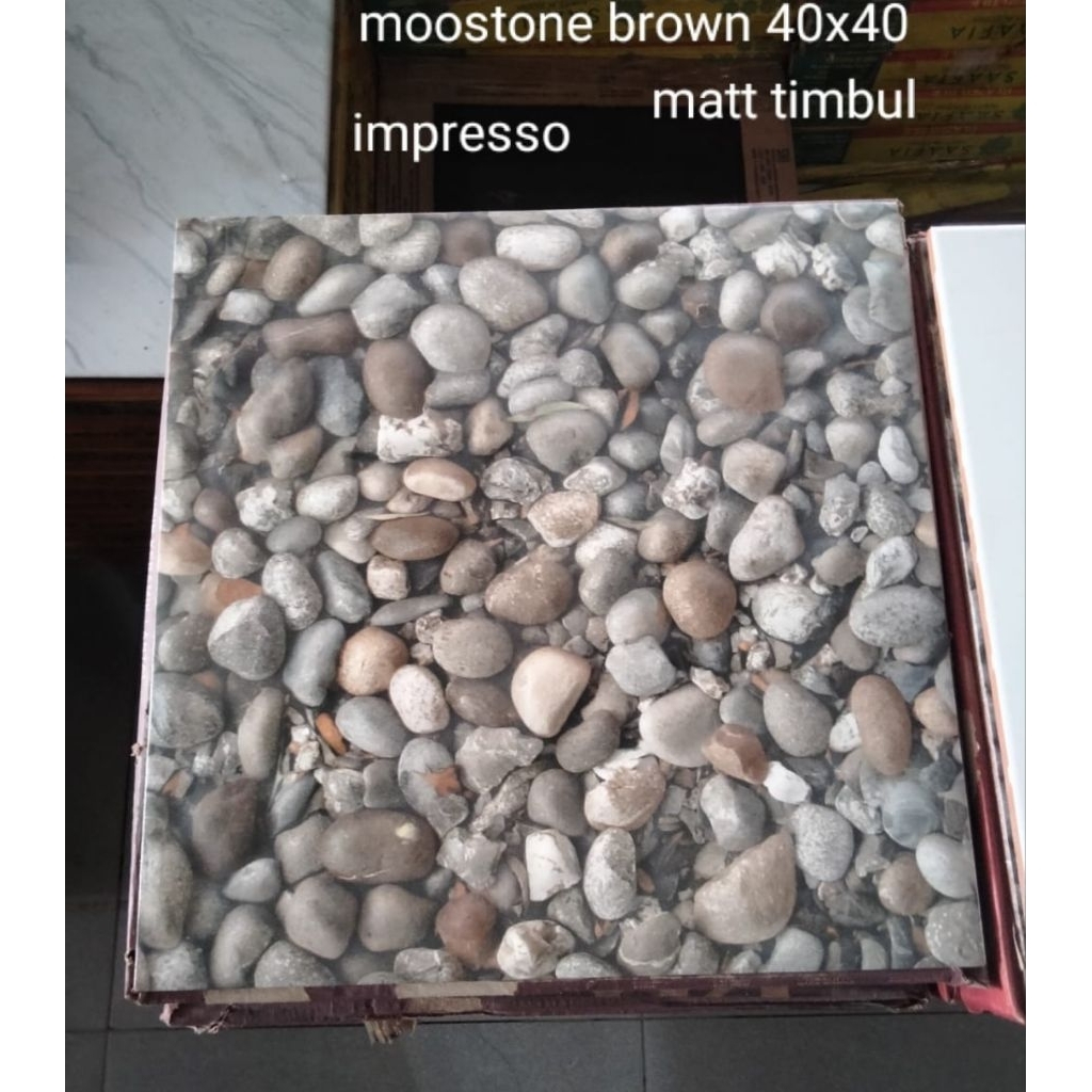 Keramik Lantai Kasar KIA Moonstone Series Ukuran 4040