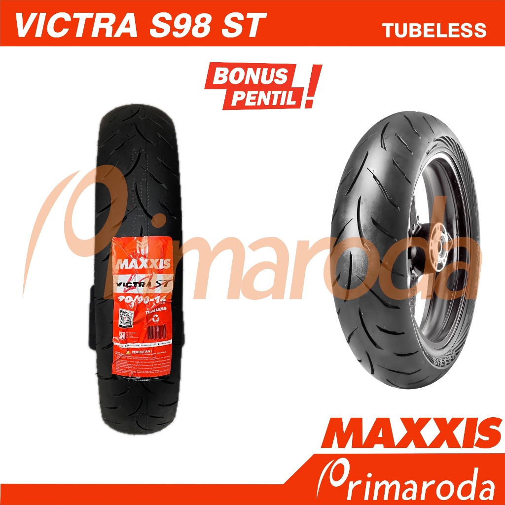 Ban Belakang Honda Vario 110 Tubeless 90/90-14 Maxxis Victra S98ST