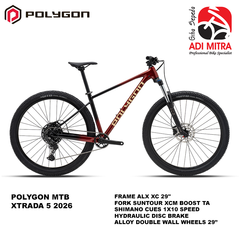 Polygon Xtrada 5 [27.5 / 29 Inch] 1x10 Speed Sepeda MTB