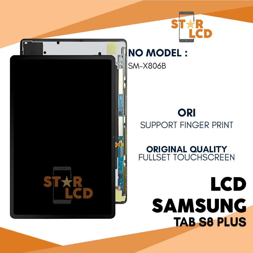 Grosir LCD Samsung Tab S8 Plus - Fullset Touchscreen Original