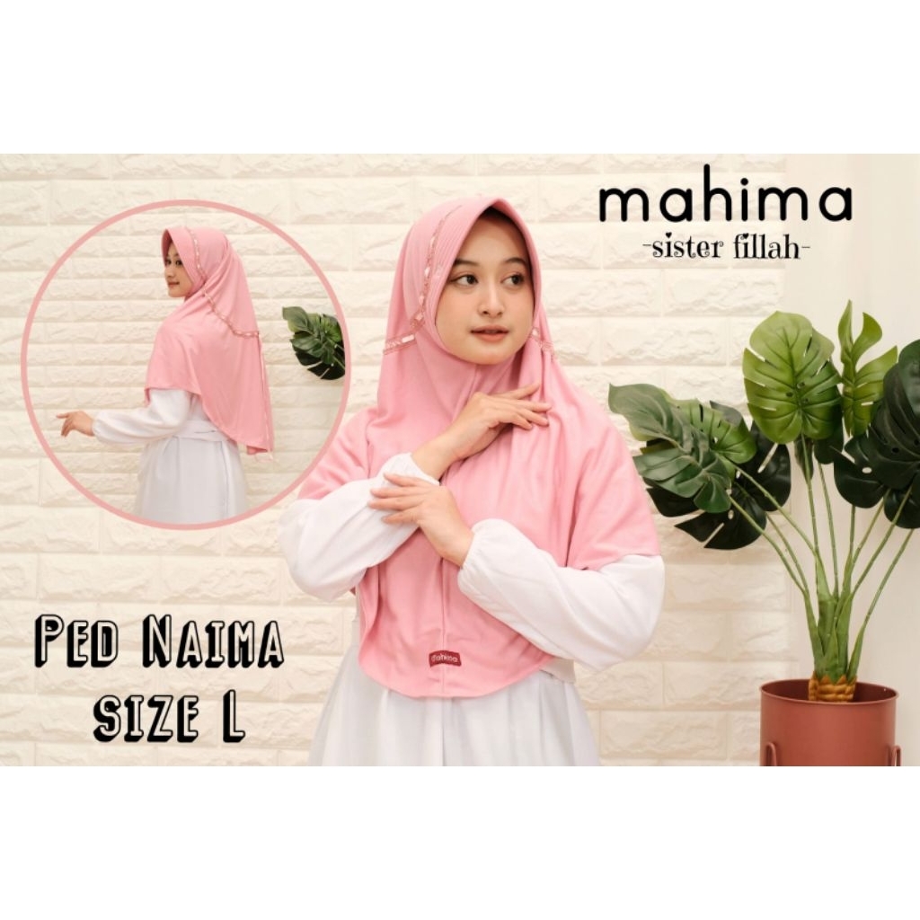 Jilbab Mahima size L | Jilbab Ped Naima | Hijab Mahima