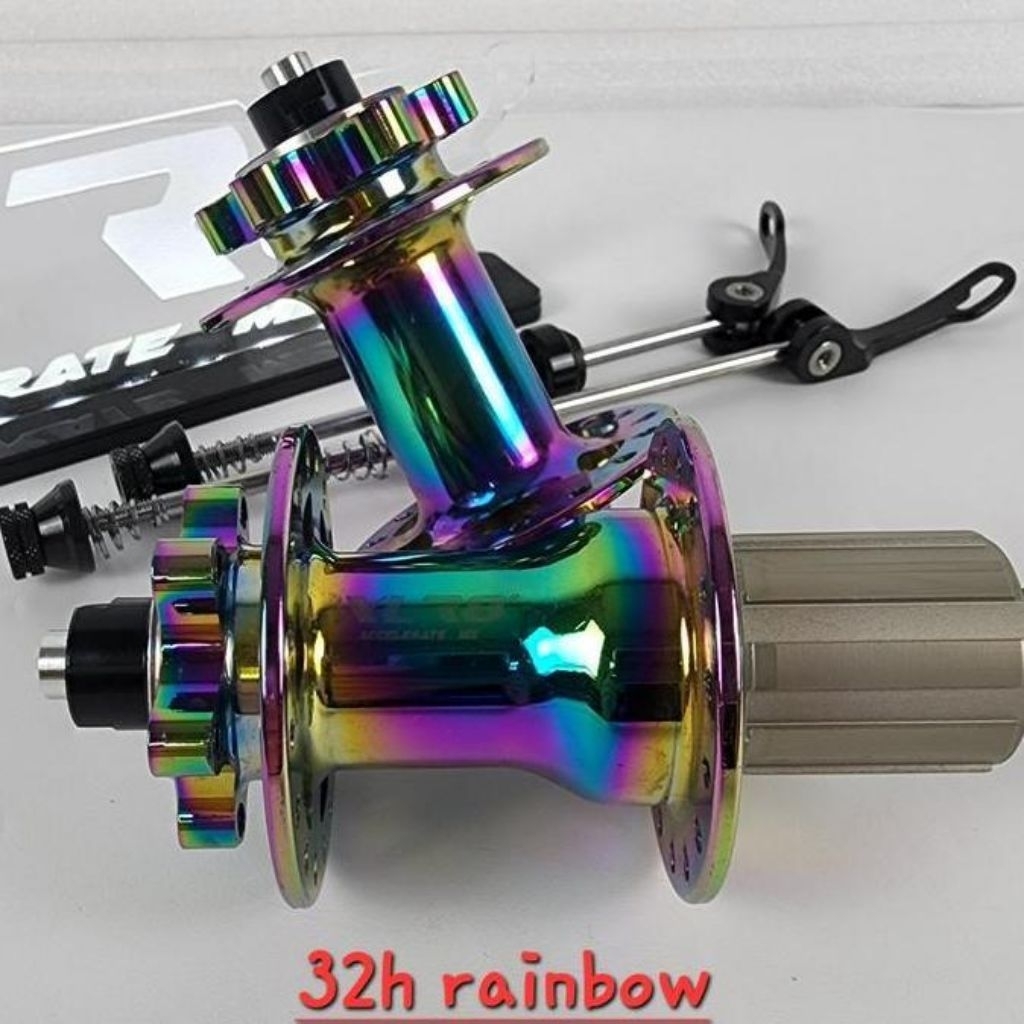HUB FREEHUB XLR8 RAINBOW 32 HOLE JANGKRIK
