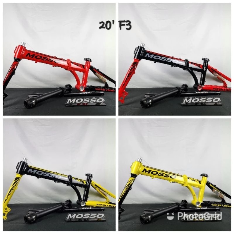 FRAME SEPEDA LIPAT MOSSO F3 16 INCH ALLOY
