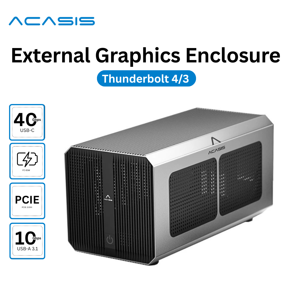 Acasis 40Gbps USB4 External GPU/eGPU Dock Support RTX40/50 Series Amd , Support Thunderbolt
