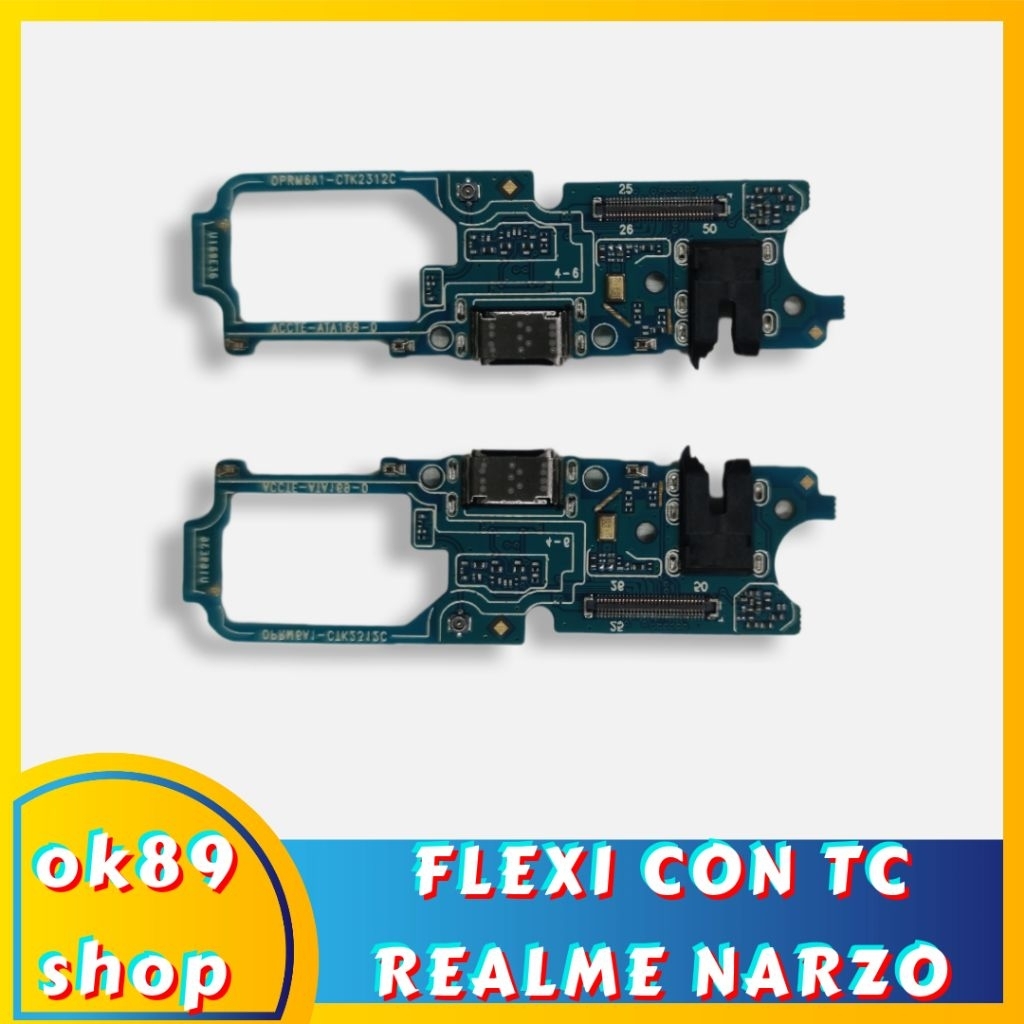 PAPAN CASAN - KONECTOR CASAN OPPO REALME NARZO ORIGINAL