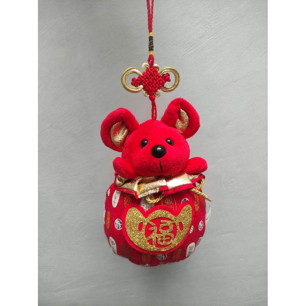 Boneka imlek shio tikus gantung original marina bay sands singapore oleh-oleh souvenir singapore