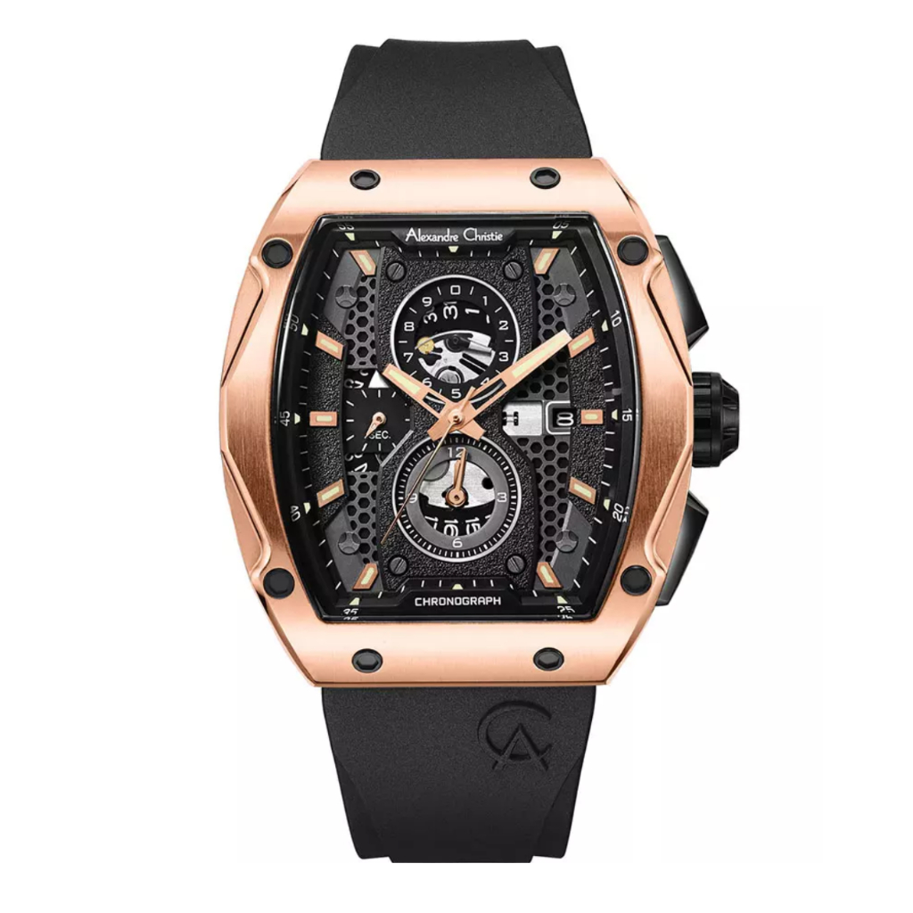 Jam Tangan Pria Analog Alexandre Christie 6608MC AC6608 AC 6608 MC 6608 MCRRGBA Original Garansi Res