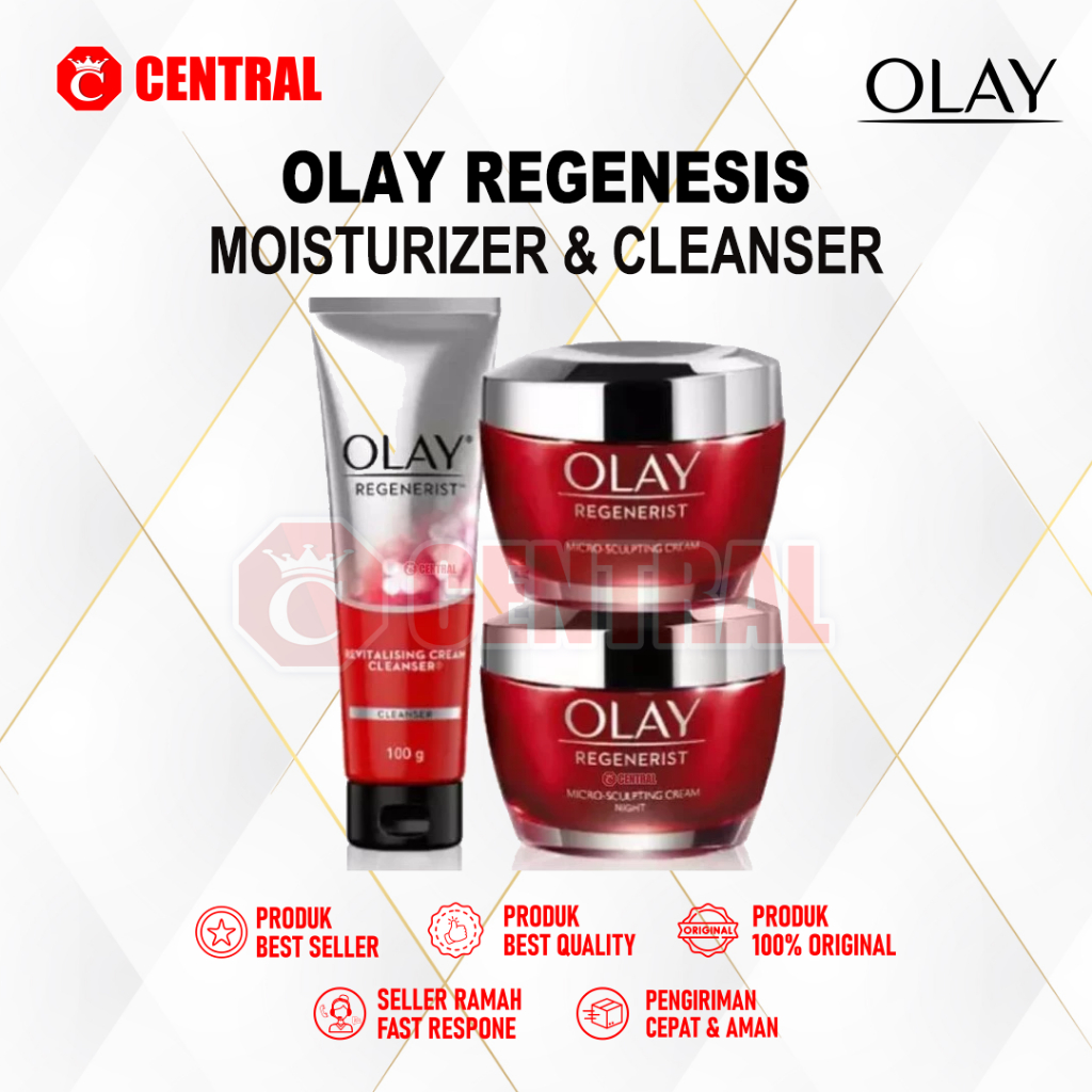 OLAY REGENERIST CLEANSER & MOISTURISER NIGHT