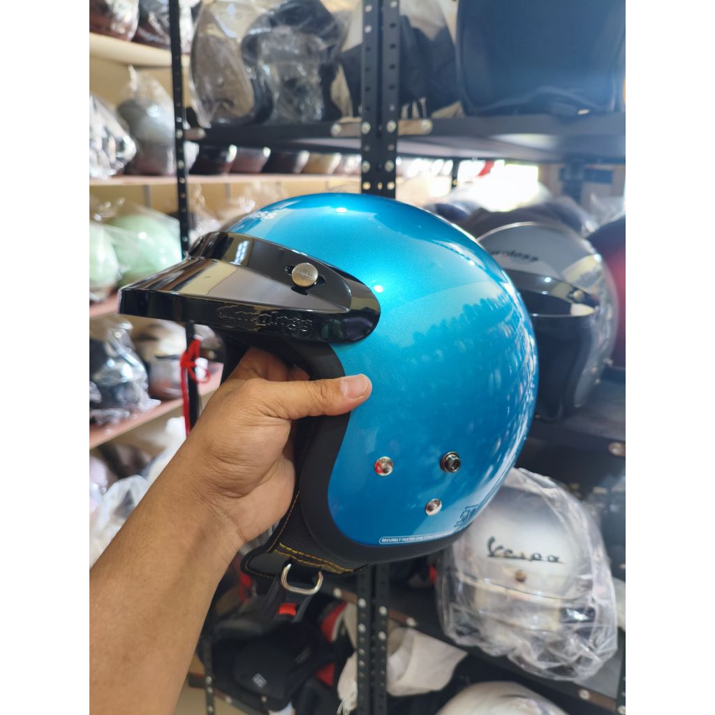 Sale Helm Cargloss Original Biru