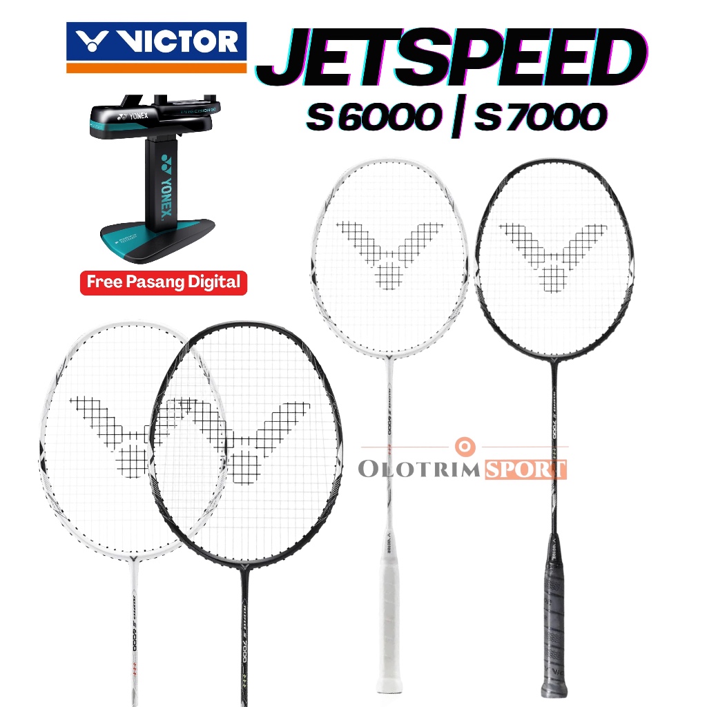 Raket Badminton VICTOR JETSPEED 6000 7000 Jet Speed Original