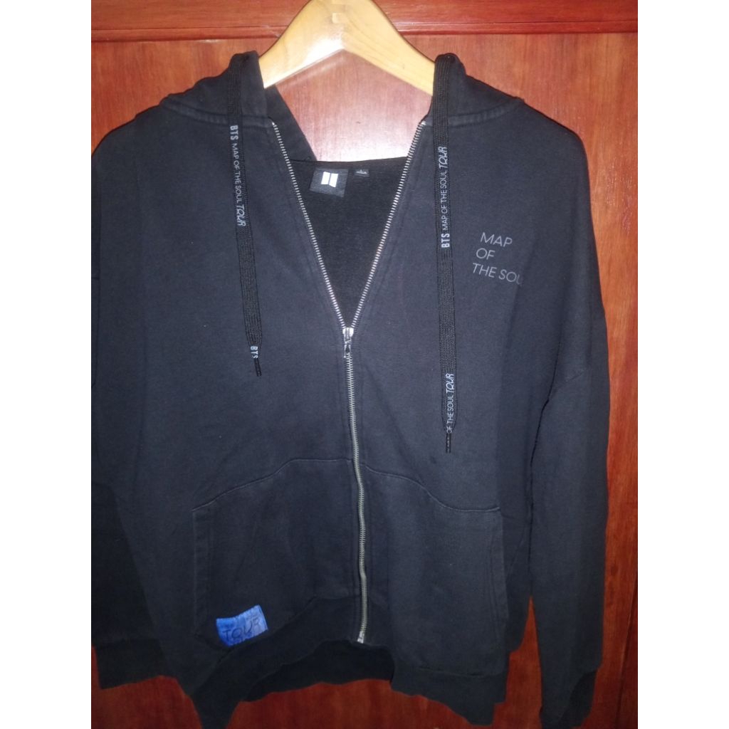 Hoodie zipper Official BTS Map Of The Soul Tour Merchandise