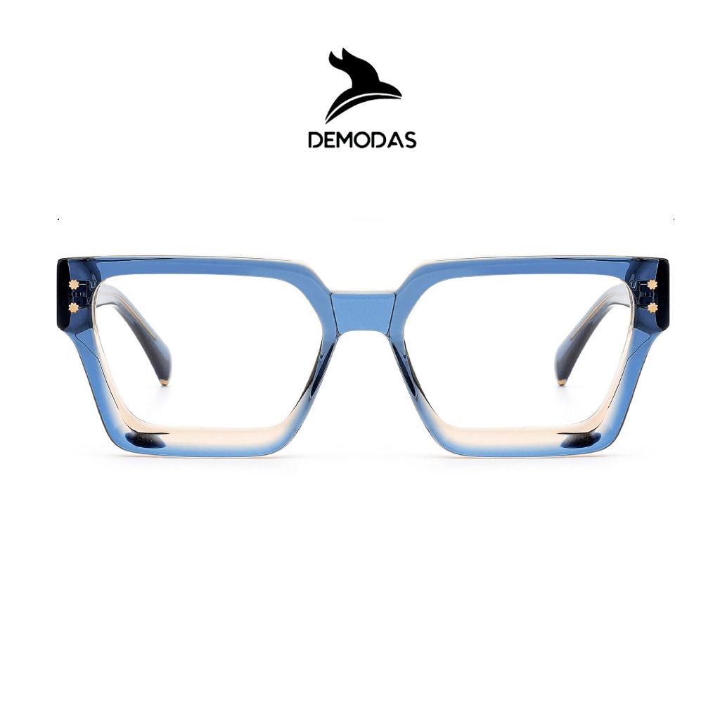 DEMODAS LM-6610 Kacamata Kotak Lensa Photocromic Bluecromic Antiradiasi Blueray Minus Normal