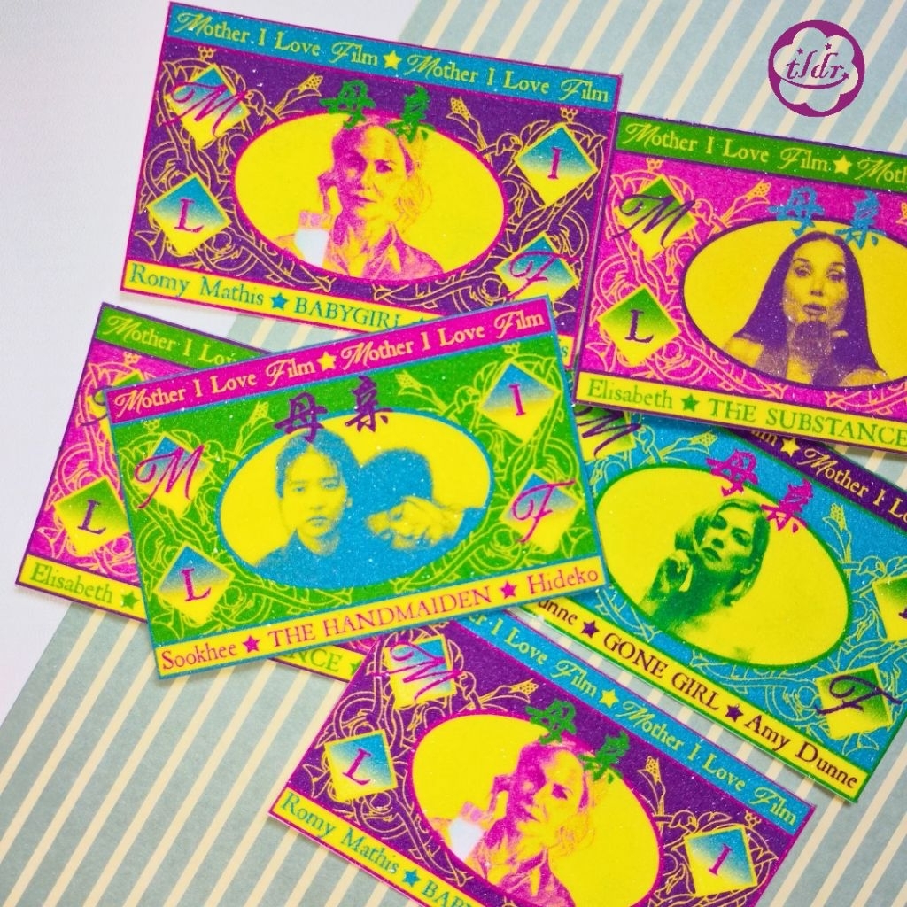 tldr - Stiker Film The Handmaiden - Gone Girl - Babygirl - The Substance | Movie Sticker Laptop Aest