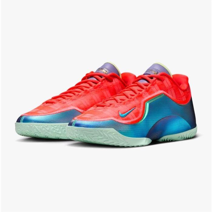 NIKE Sepatu Basket Pria Lebron 23 Ep Christmas Stocking Stuffer ZoomX Mesh IH1514-600