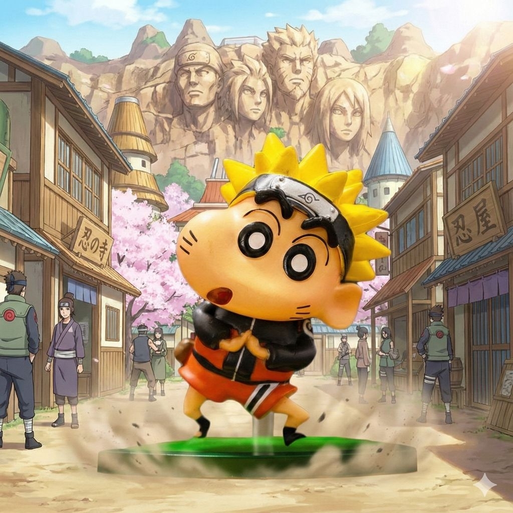 Shinchan x Naruto