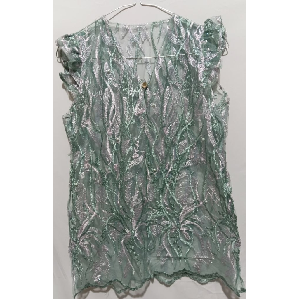 Vest brukat wanita/Rompi Brukat wanita dewasa/Rompi cantik/baju lebaran