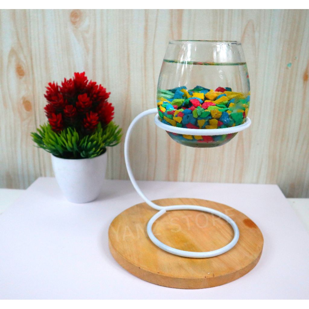 Akuarium ikan hias stand besi / akuarium ikan cupang