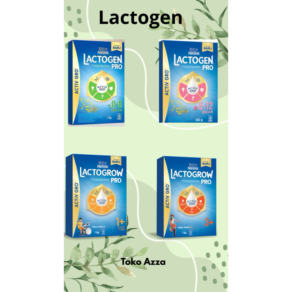 LACTOGROW 1+/3+/MADU/VANILLA 1KG