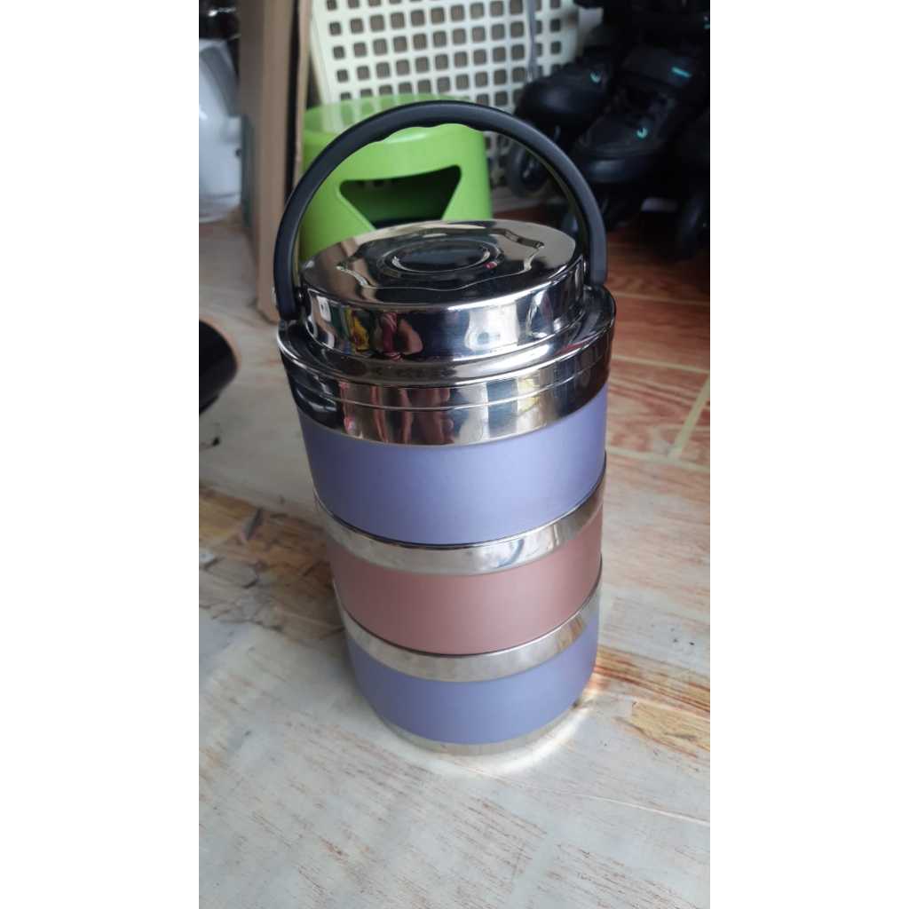 Rantang Makanan Stainless Steel 3 Susun