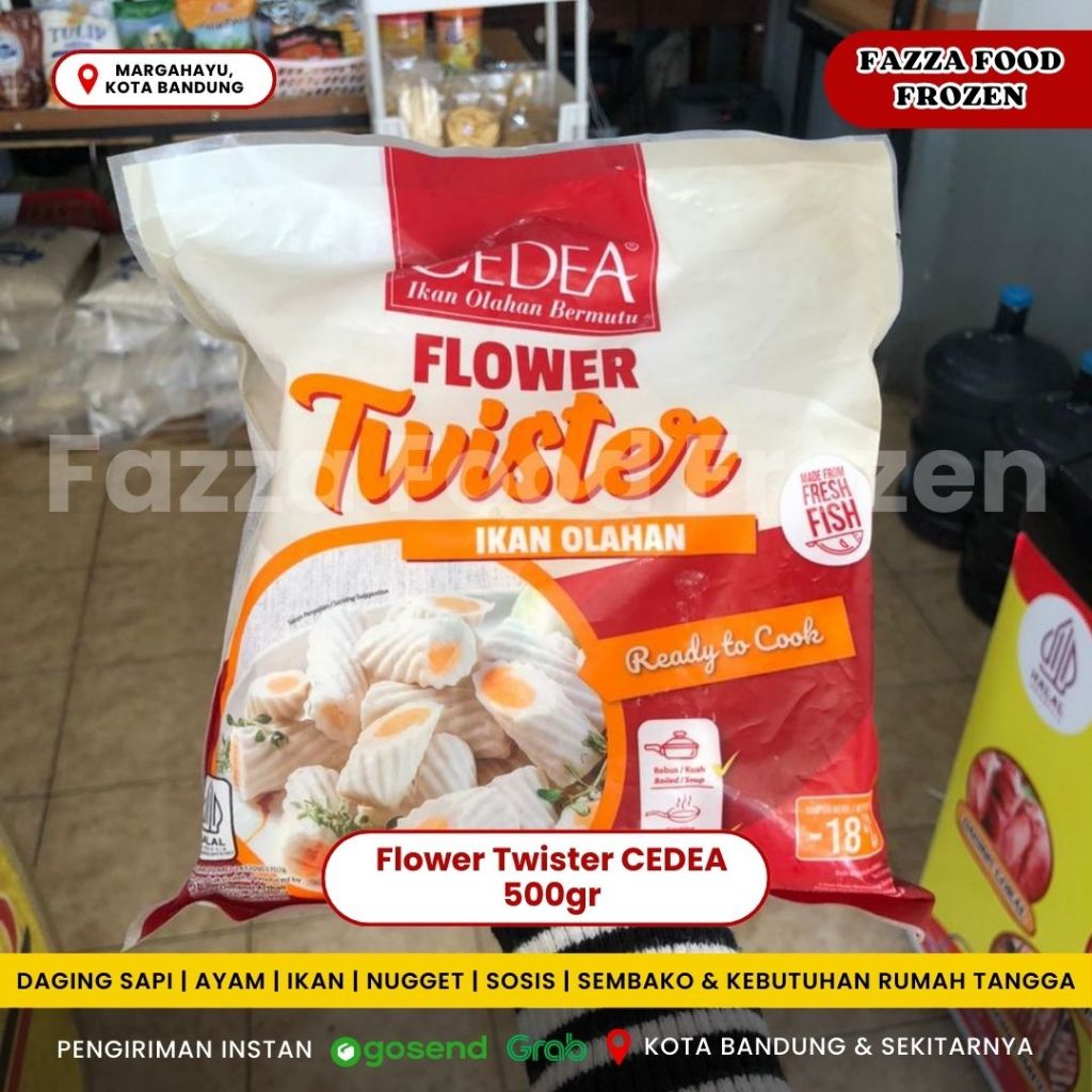 Flower Twister CEDEA 500gr Suki Seafood Frozen