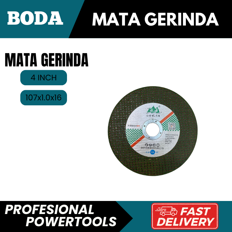 Mata Gerinda Tipis Potong 4inch Mata Potong Besi Tajam Aman Kuat