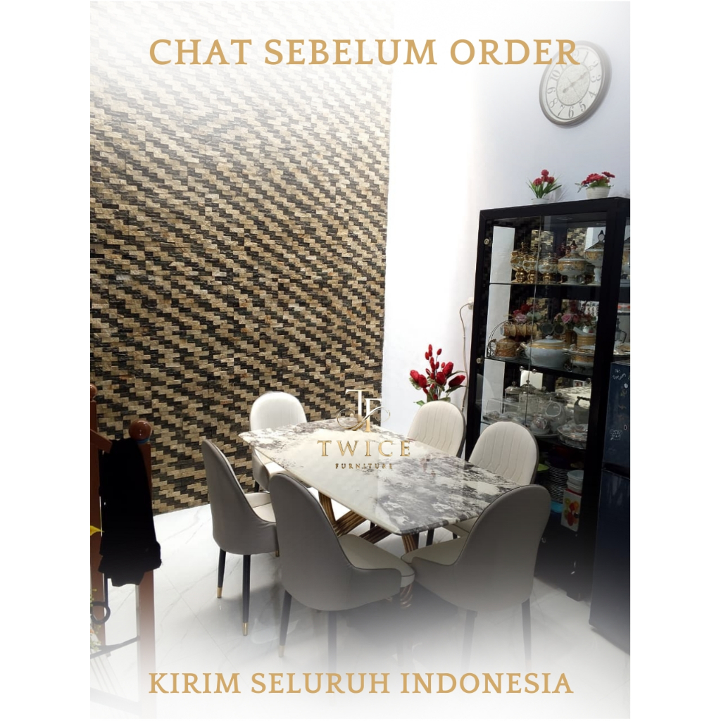 Meja Makan Marmer|Meja Makan Marmer 6 Kursi|Meja Makan Marmer 4 Kursi|Meja Makan Marmer Minimalis|Me
