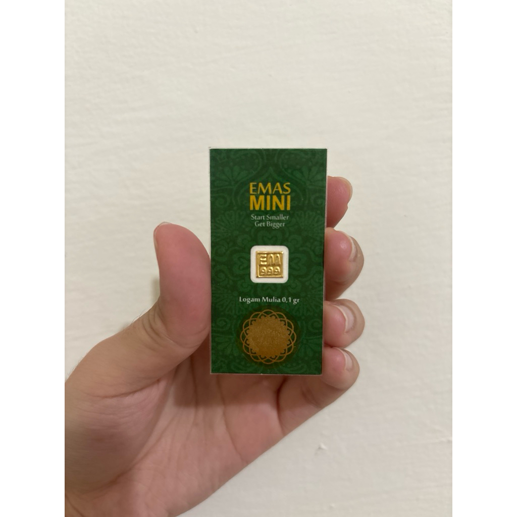Emas mini Fine Gold 0.1gram