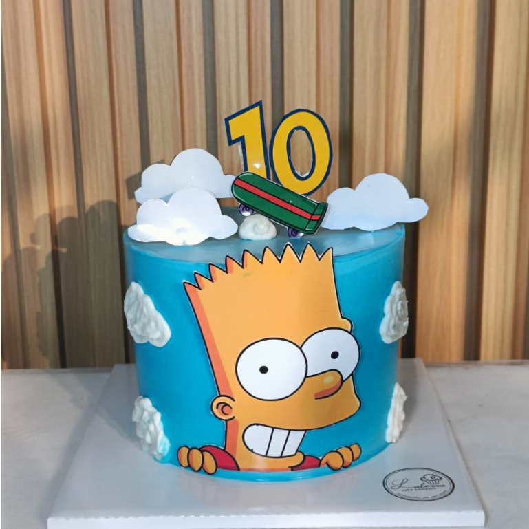 cake topper korean cake cake kekinian cake birthday cake custom cake simpsons