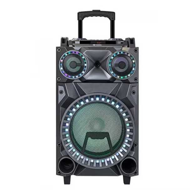 SPEAKER PORTABLE BLUETOOTH KARAOKE GMC 899B 899 B 12inch BONUS 2 MIC WIRELESS AMPLIMEETING SALON