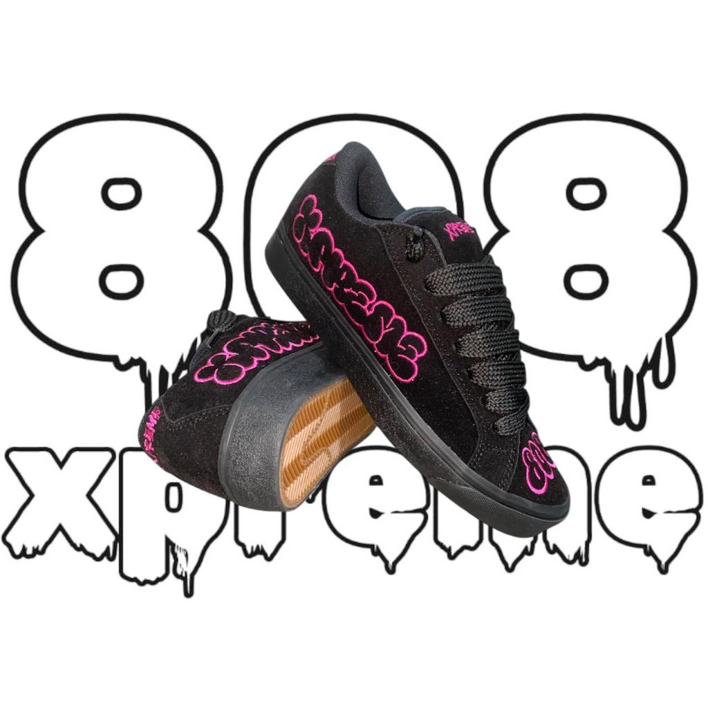 XPREME - GRAFITI - TANTROEM808 - Sepatu Sneakers Pria Wanita Sepatu Kasual Hitam Grafiti