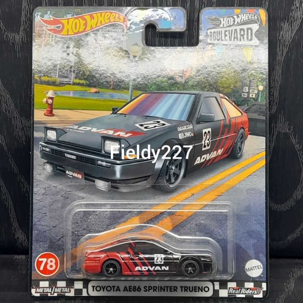 Hot Wheels Toyota AE86 Sprinter Trueno Boulevard (2023)