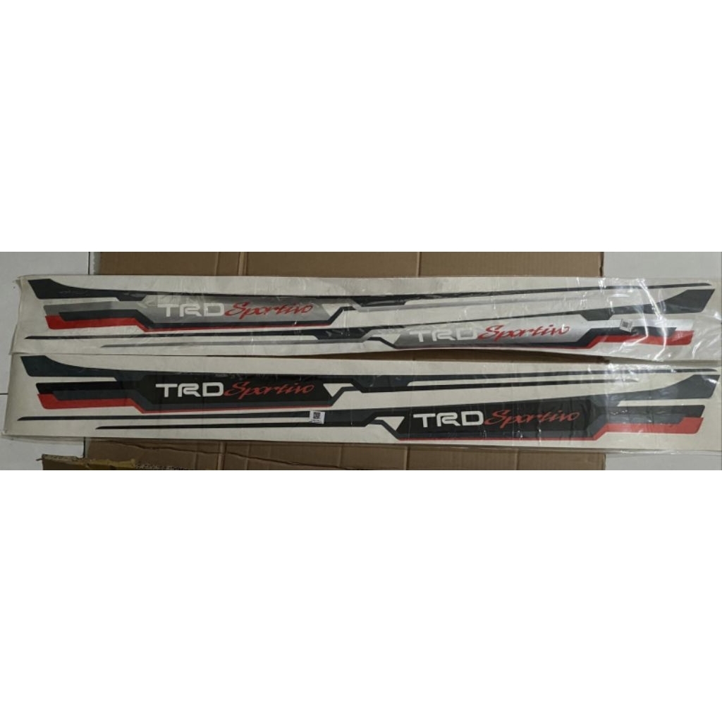 STRIP BODY RUSH - YARIS TRD SPORTIVO PINGGIR MOBIL CUTTING STICKER SIDE | TRIJAYA MOTORSHOP