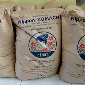 TEPUNG TERIGU NIPPON KOMACHI KEMASAN 25 KG | KOMACHI FLOUR JEPANG UNTUK MAKANAN 2KG PER BAL