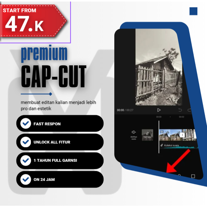 Ready Stock 50000++ Template Akses Full Capcut Editing Video Kreatif PC