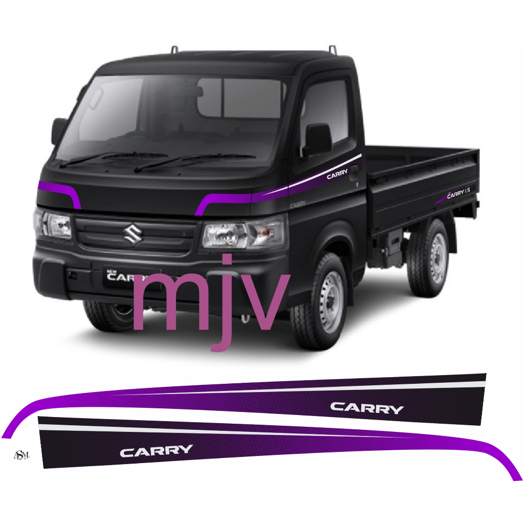 stiker striping kabin new carry custom