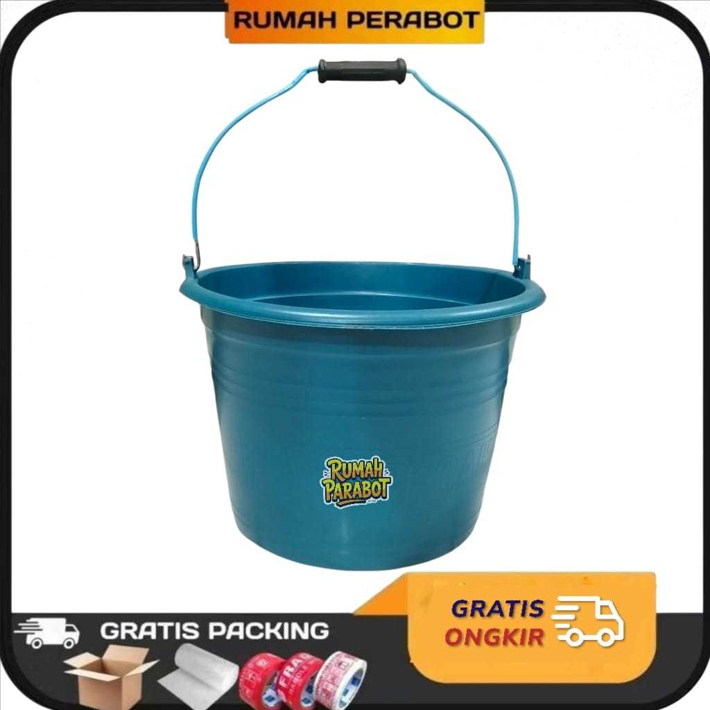 EMBER PLASTIK BIRU BESAR CUCI BAJU COR  ANTI PECAH