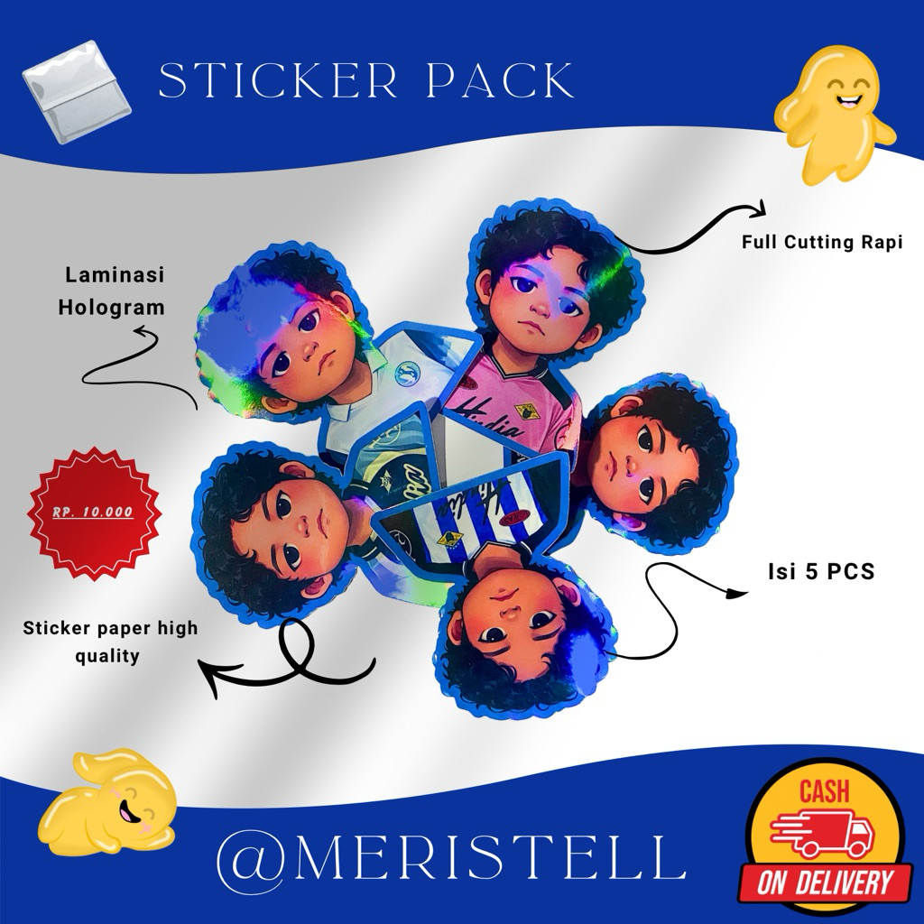 Sticker Pack hologram Hindia (Baskara Putra) terbaru