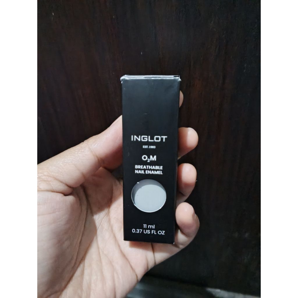 PRELOVED INGLOT O2M Breathable Dark & Monochrome Nail Polish 671