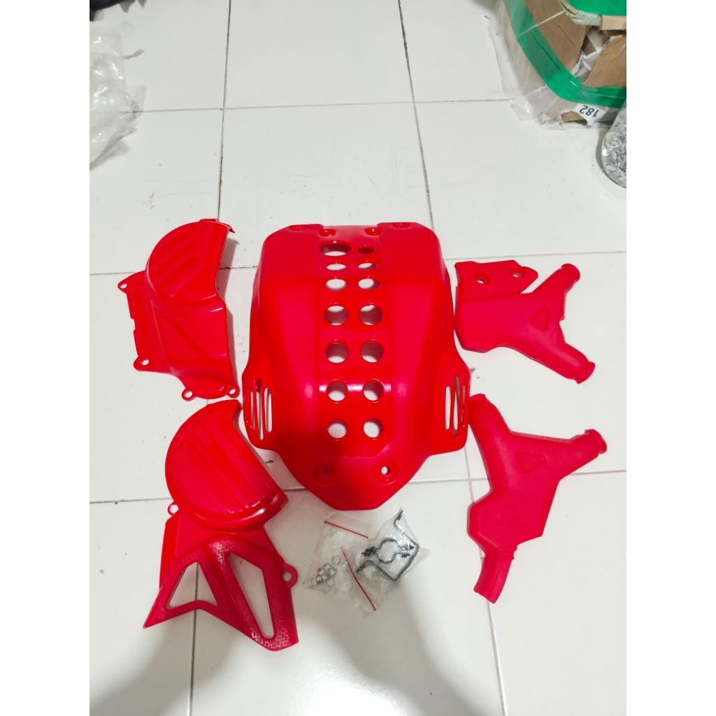 cover mesin bawah crf 150 pelindung mesin bawah crf 150 tameng blok mesin crf