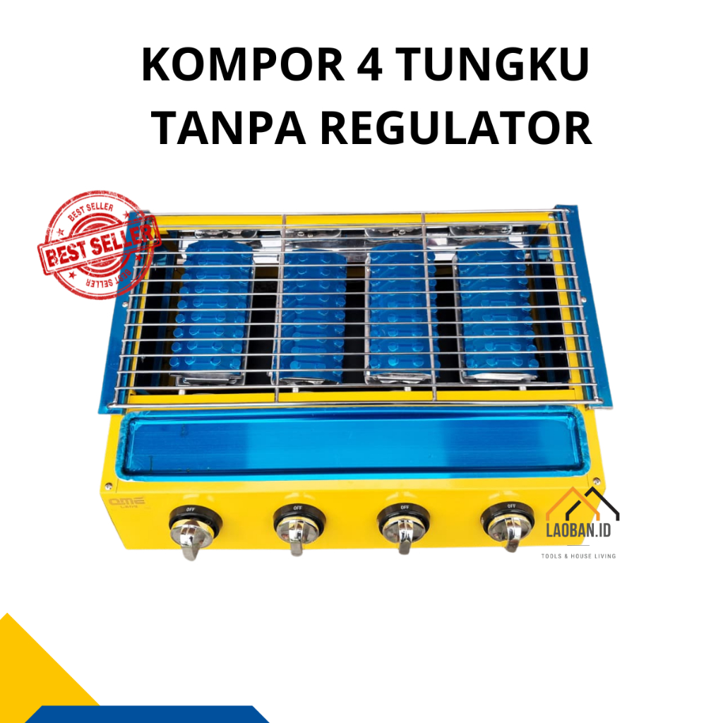 Kompor Panggang Gas Kompor Gas Panggang 4 Tungku