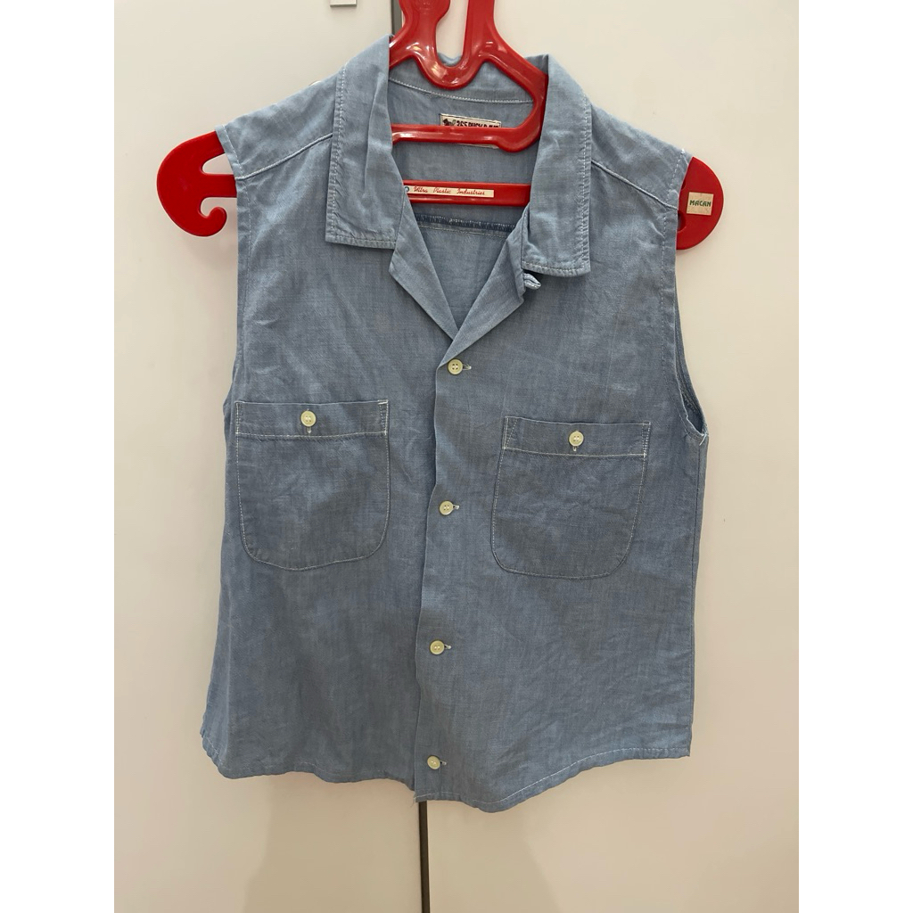 baju denim wanita denim shirt