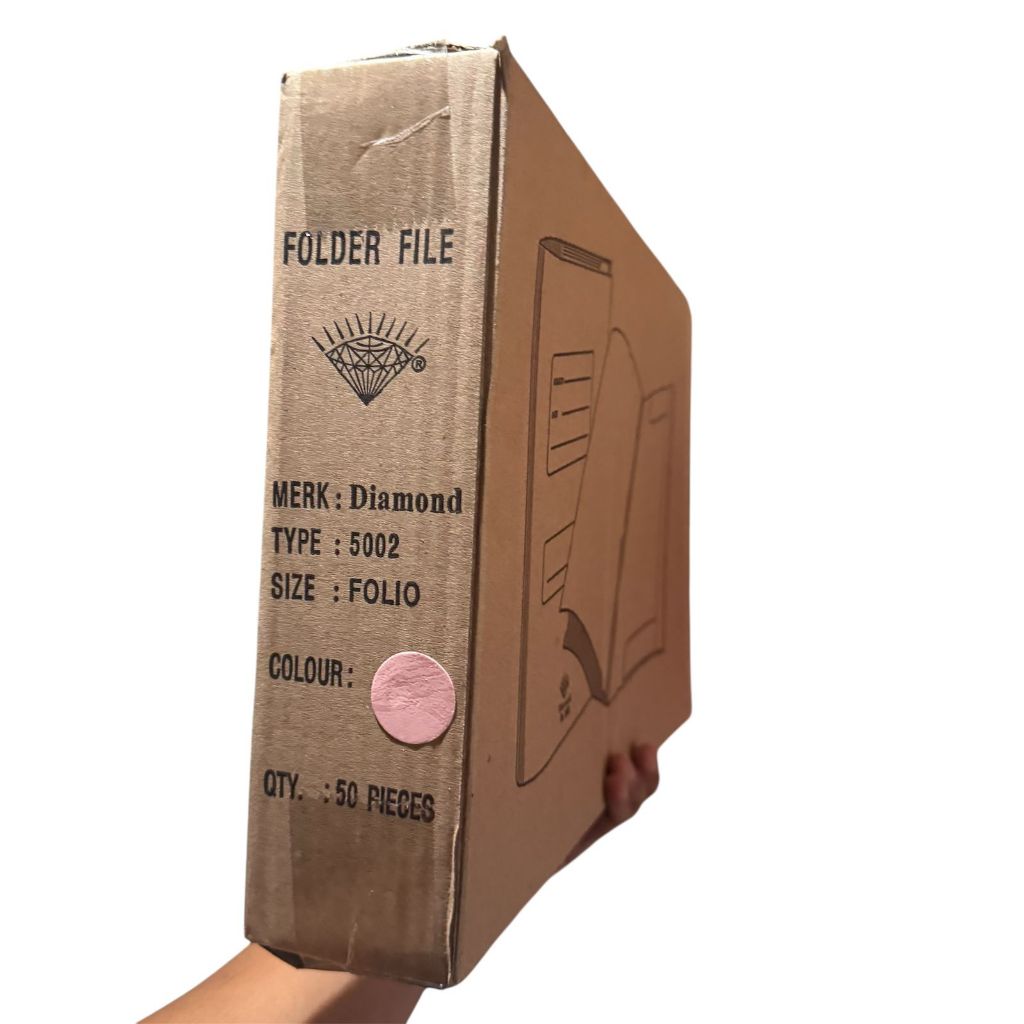 stop map diamond 5002 pink / map diamond warna pink / map kertas pink / map diamond pink 5002 (1dus 