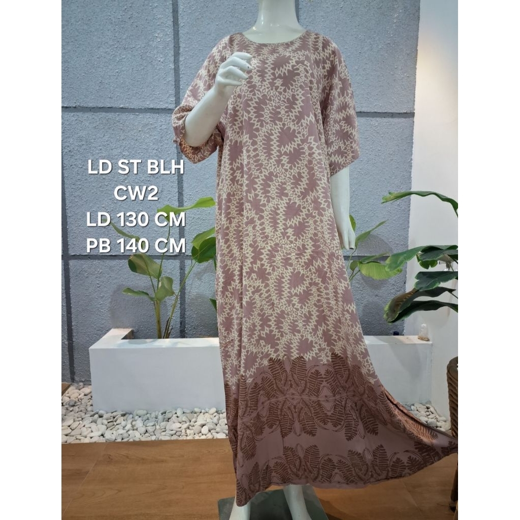 LUZA DASTER [ LONGDRESS ] STALI BELAH -ORI BY LUZA BOUTIQUE BATIK PEKALONGAN