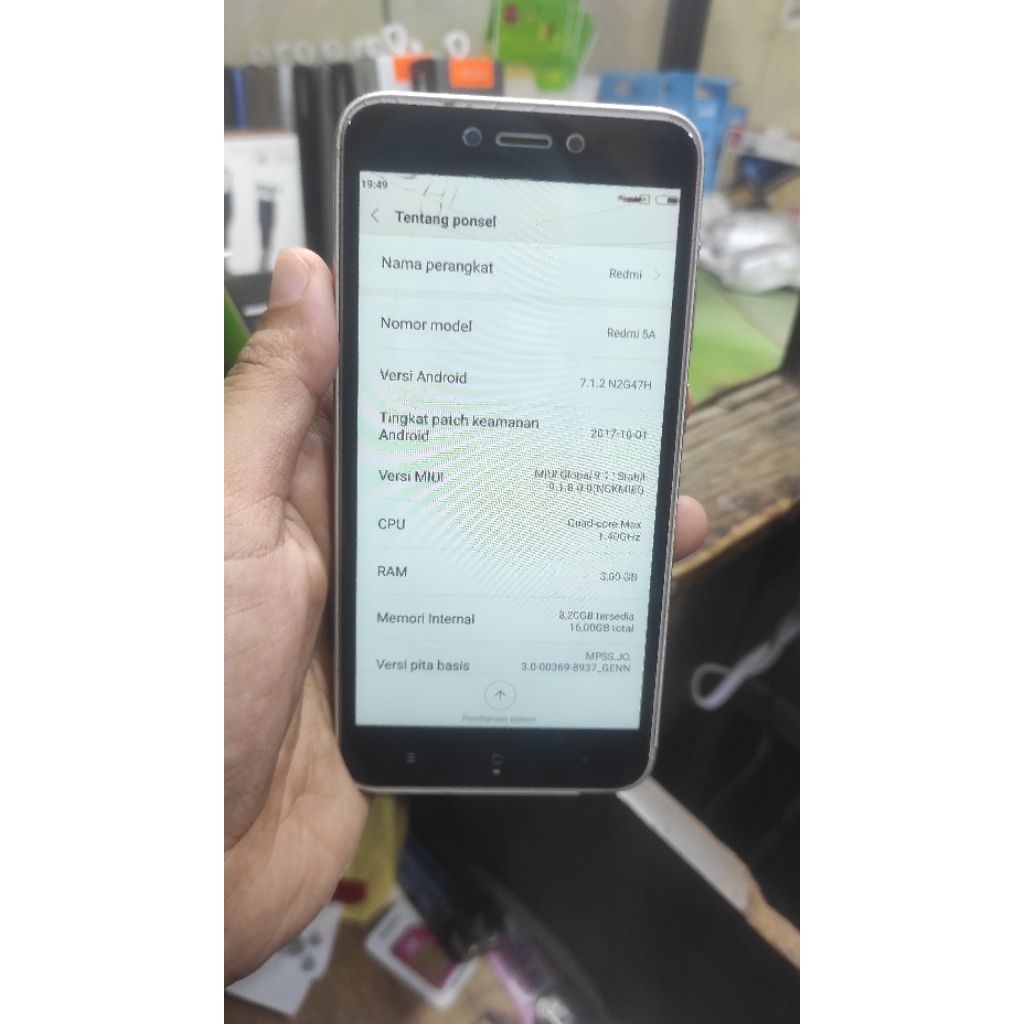 Redmi 5a Ram 3/32 (hp android ho second)