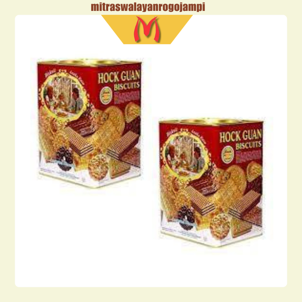 [ SATUAN & DUS ] HOCK GUAN ASSORTED BISCUIT 1350gr / HOCK GUAN / BISKUIT KALENG HOCK GUAN / KUE KALE