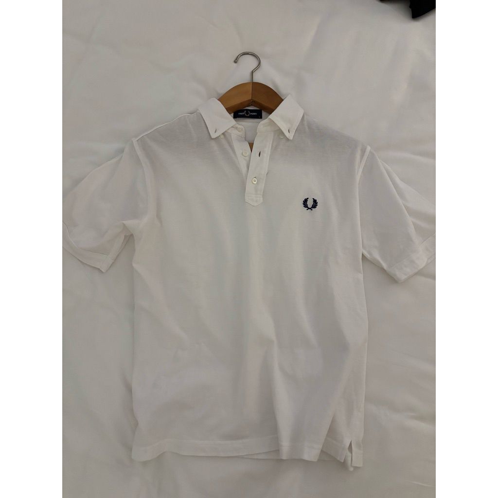 Fred Perry Japan White Polo Shirt